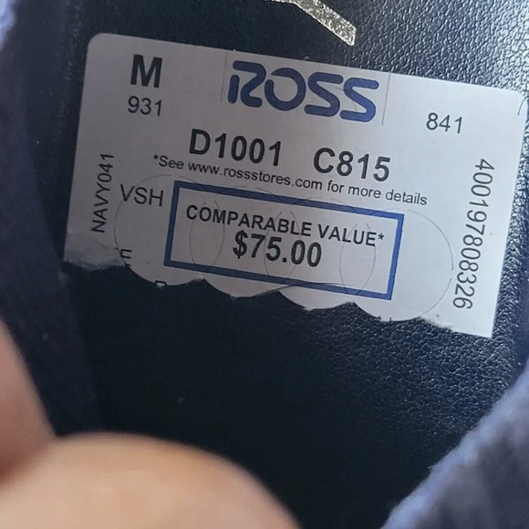 Original DKNY Melissa Navy Wedge Knit Slip-On Sneakers (Size: 6½) - Picture 4 of 14